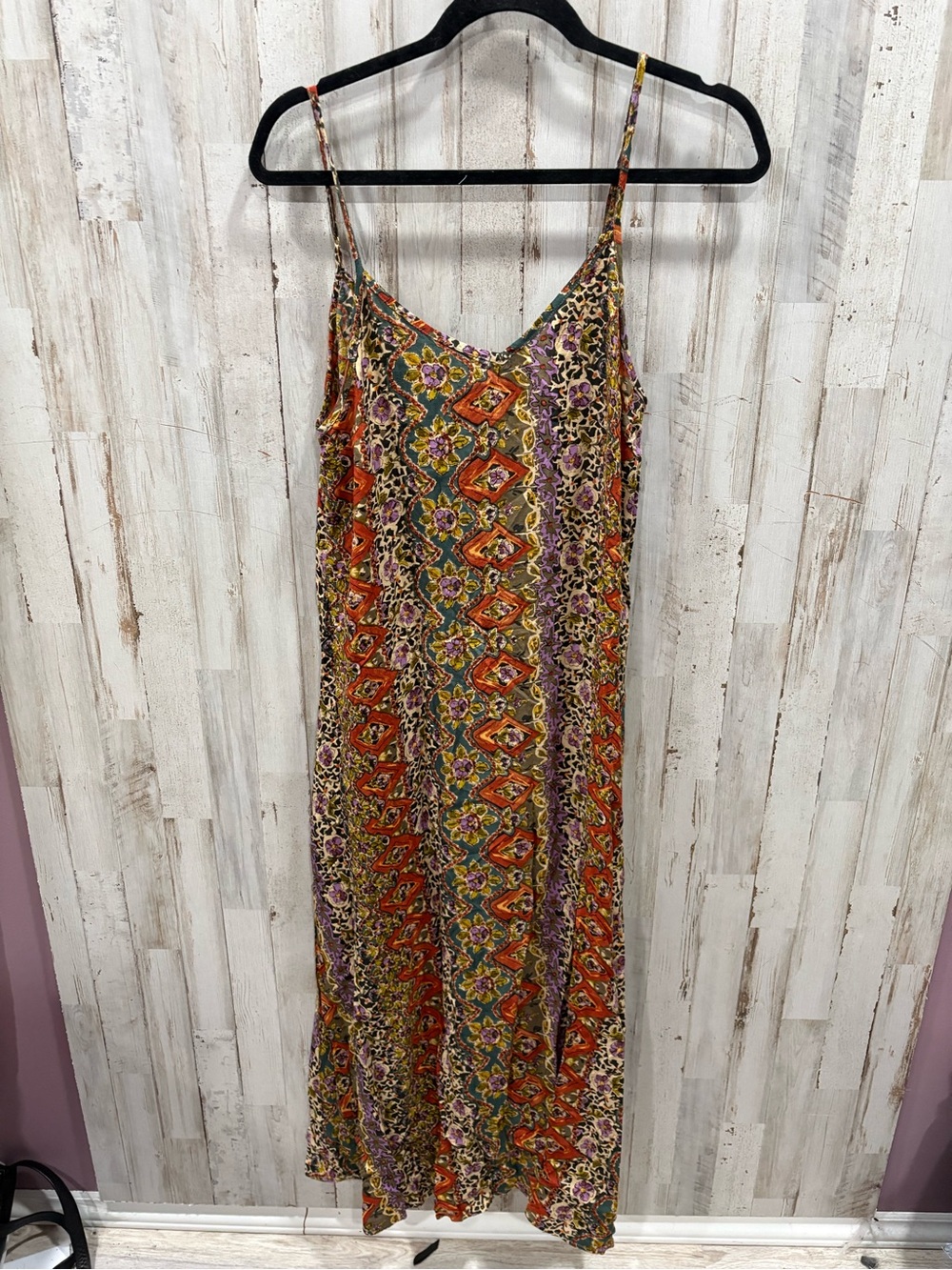 Natural Life Gracie Slip Maxi Dress in Fall Floral XS Boho Granola Feminine